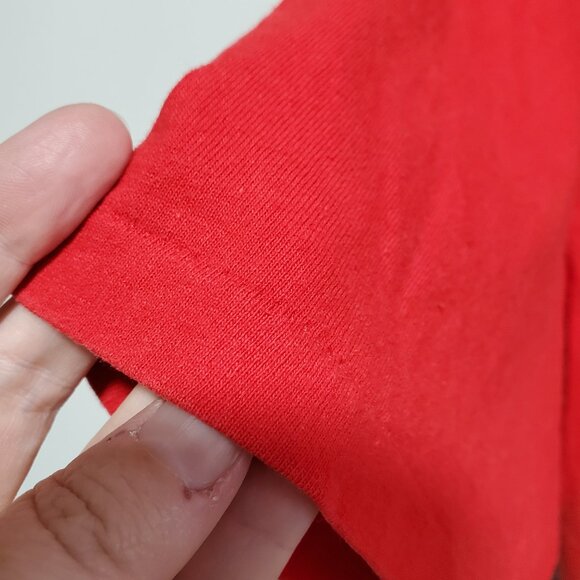 HANES Heavyweight Vintage Calgary Flames T-Shirt Woody Sports NHL Retro Men's XL - Picture 3 of 11